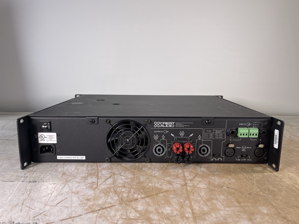 CREST AUDIO LT 1500 PROFESSIONAL POWER AMPLIFIER | eBay