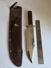 LARGE! Civil War "Style" S Bowie Knife W/ Sheath!