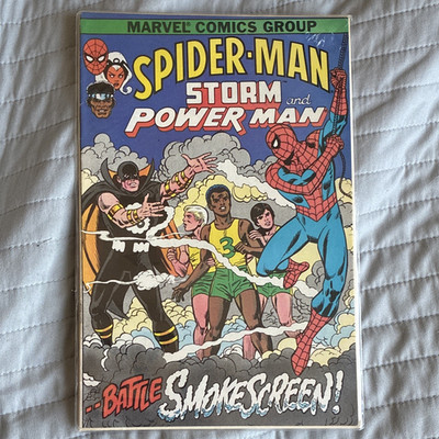 Marvel Comics Spider-Man Storm and Power Man Battle Smokescreen! Single Issue