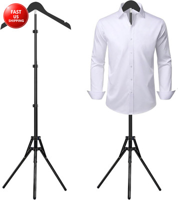 Adjustable Shirt Display Stand 32-63 Inch, Foldable Clothing Display Stand for R