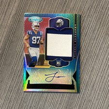 2024 Panini Certified Laiatu Latu Freshman Fabric Mirror Signature Blue Etch /49