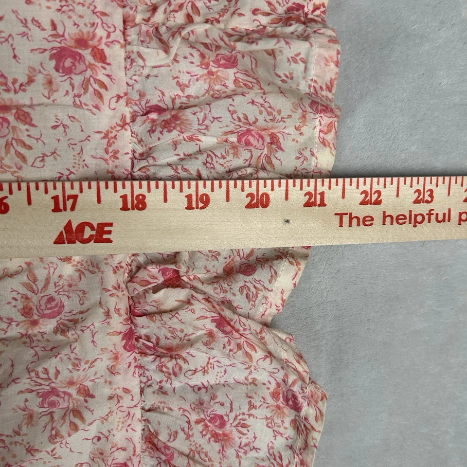 Funda de Almohada April Cornell Rosa Floral Algodón Cuadrada Romántica Cottagecore Foto 2 de 4