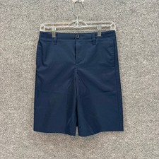 Under Armour Golf Shorts Boys 14 Navy Blue Performance Athletic School Uniform