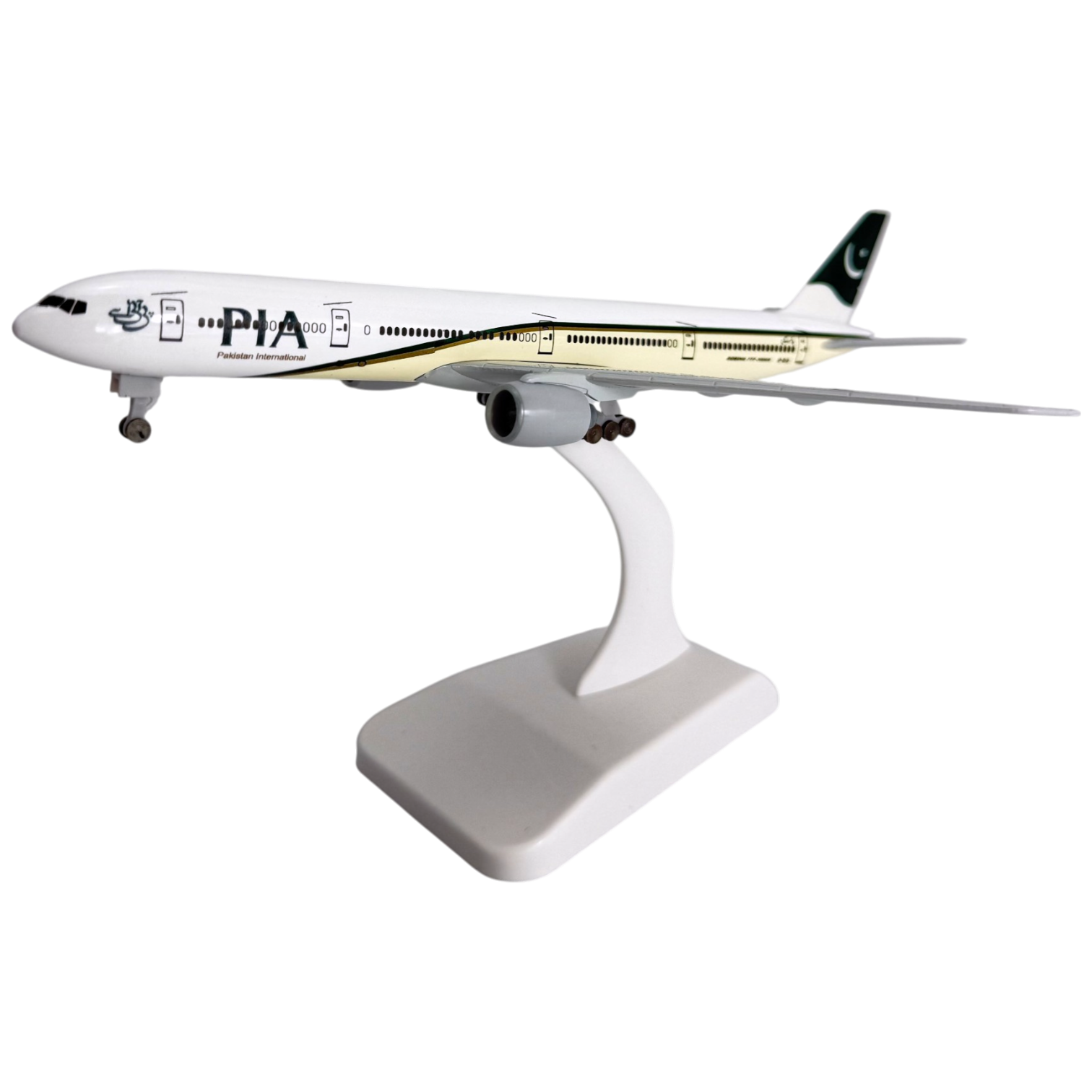 Pakistan International Boeing 777 Diecast Metal Aircraft Model Plane Gift - 1/35