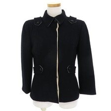 CHANEL 06A Jacket Size 36 Women's Black Authentic Wool Collared P29415W03805