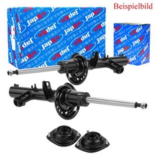 JAPKO 2x Stoßdämpfer +Domlager hinten links rechts passend für Mazda 2 DE DH 3