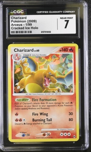 Charizard graded CGC 7 for sale on eBay