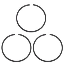 3pcs Piston Rings 42mm X 1.5mm Standard Metal Engine Piston Ring Black