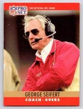 1990 Pro Set #299 George Seifert