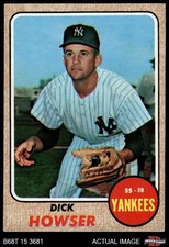 1968 Topps #467 Dick Howser Yankees 7 - NM