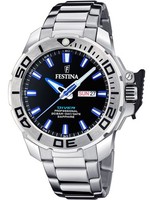 Festina F20665/3 Diver Herrenuhr Taucheruhr 46Mm 20ATM