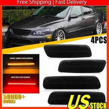 For 2000-2005 Lexus Is300 Front Rear Smoked Side Marker Lights Bumper Housings For 2000-2005 Lexus Is300 Front Rear Smoked Side Marker Lights Bumper Housings