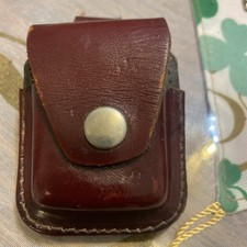 Vintage Leather Belt Holder For Zippo Lighters - USA