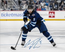 Signed Alex Iafallo Winnipeg Jets Autographed 8x10 Photo #2 Original