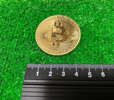 Golf Ball marker Bitcoin with clear Case