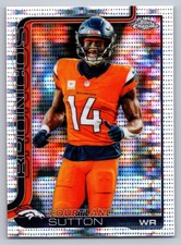 2025 Topps Chrome #86 Courtland Sutton Pulsar Refractor