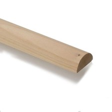 Tulipwood Half-Round Dowels - 350mm, 500mm, 1000mm