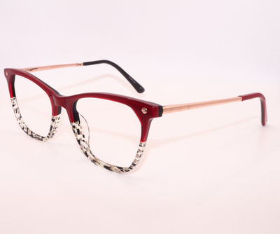 #ad NEW L.A.M.B. LAMB LA101 RED BLACK ROSE GOLD AUTHENTIC DESIGNER EYEGLASSES 54 18 $72.80