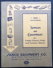 Sanco Equipment Company / 1950 Catalog of supplies and equipment for camps