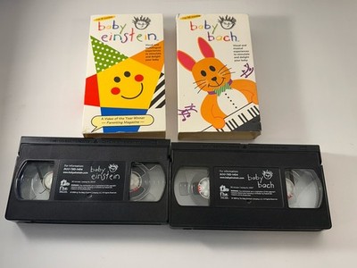 Baby Einstein VHS Lot Of 2 Bach Einstein Used 