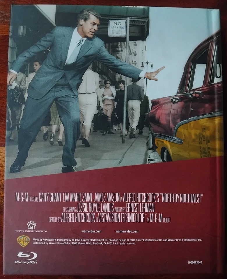 North By Northwest (1959) Blu-ray (Region ABC) Digibook Hitchcock OOP RARE - Image 2 of 4