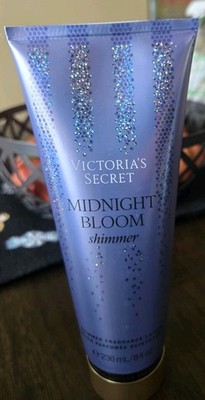 New Victoria's Secret Shimmer Body Lotion Moisturizer Cream Midnight bloom 8 Oz