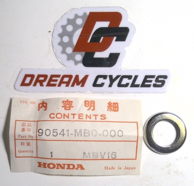 #ad NOS HONDA FRONT COVER TIMING BELT WASHER 90541 MBO 000 NEW OEM FACTORY ORIGINAL $8.89