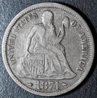 1874-P SEATED LIBERTY DIME
