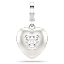 Charm Swarovski Idyllia Cuore Smaltat perla 5742960 Ciondolo san valentino 