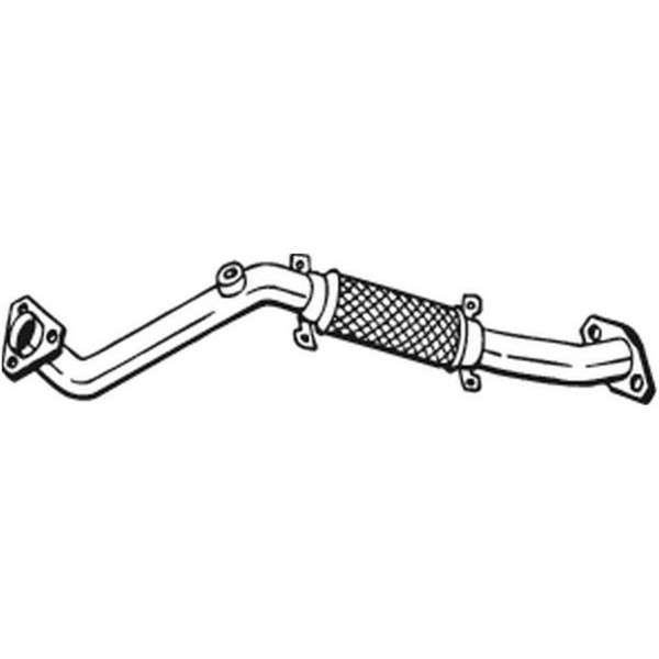 Bosal Abgasrohr Hosenrohr FüR Nissan Primera Hatchback P11 1.8 16V 1.6 WP11-image