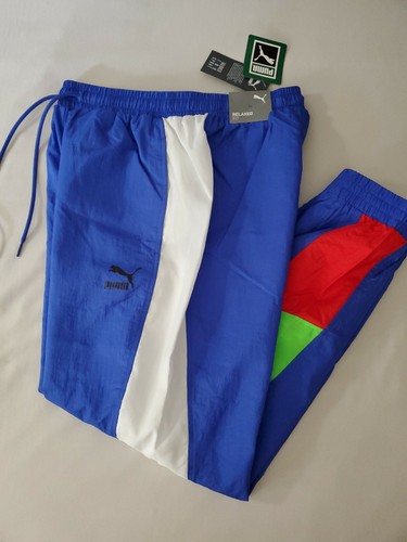 Puma Tailored For Sport OG Trainingshose Herren Größe Small schillernd blau bunt - Bild 1 von 9
