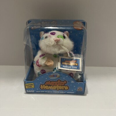 Webkinz Mazin Hamsters HOPE WE000776 NEW Sealed Code Peace Sign Ganz First Ed