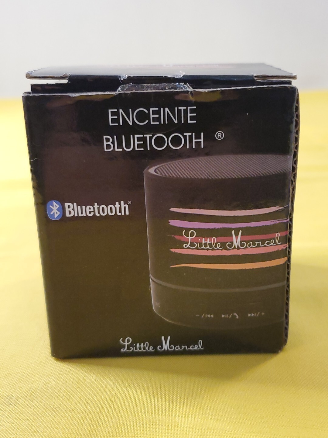 Little Marcel Luminous Lights Rechargeable Wireless Bluetooth Speaker  Open Box