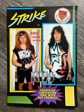 KISS Fanzine Magazine KISS STRIKE #37 1995 Italia Asso Frehley Cantante Vintage Kiss