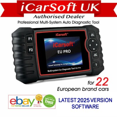iCarsoft EU PRO Multi System Diagnostic Scan Tool For All 22 European Vehicles
