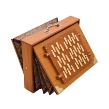 Professional MKS Large 3 Octave Shruti Box , Solid Teak Wood, Natural Finish