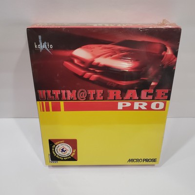 Ultim@te Race Pro PC Big Box Microprose Racing Ultimate Video Game Sealed READ