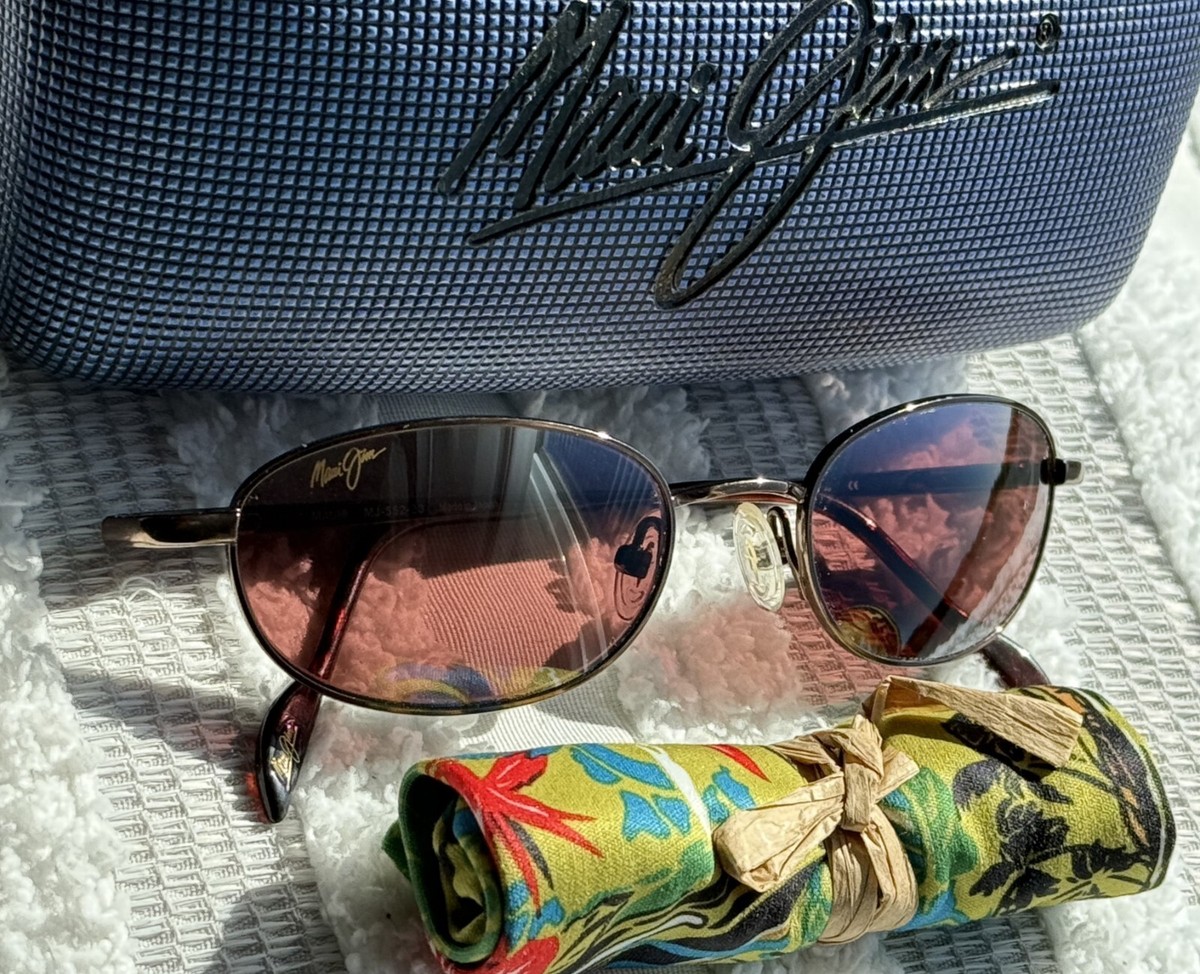Maui Jim Kilohana MJ 552 23 Gloss Copper Metal Frame Maui Rose