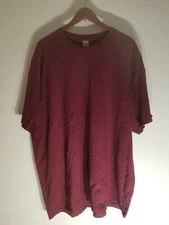 Gilden Heavy Cotton Men's Maroon T-Shirt Size 3XL NWOT