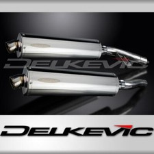 TRIUMPH SPRINT EXECUTIVE 450mm OVAL STAINLESS BSAU SILENCER EXHAUST KIT