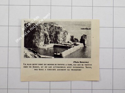 1931 The Smallest Port in the World Sark Island, Le Plus petit Port Ile de Sercq