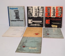 Lot of Vintage Assorted Leland-Gifford LMS Drilling Machine Manuals, Parts Lists