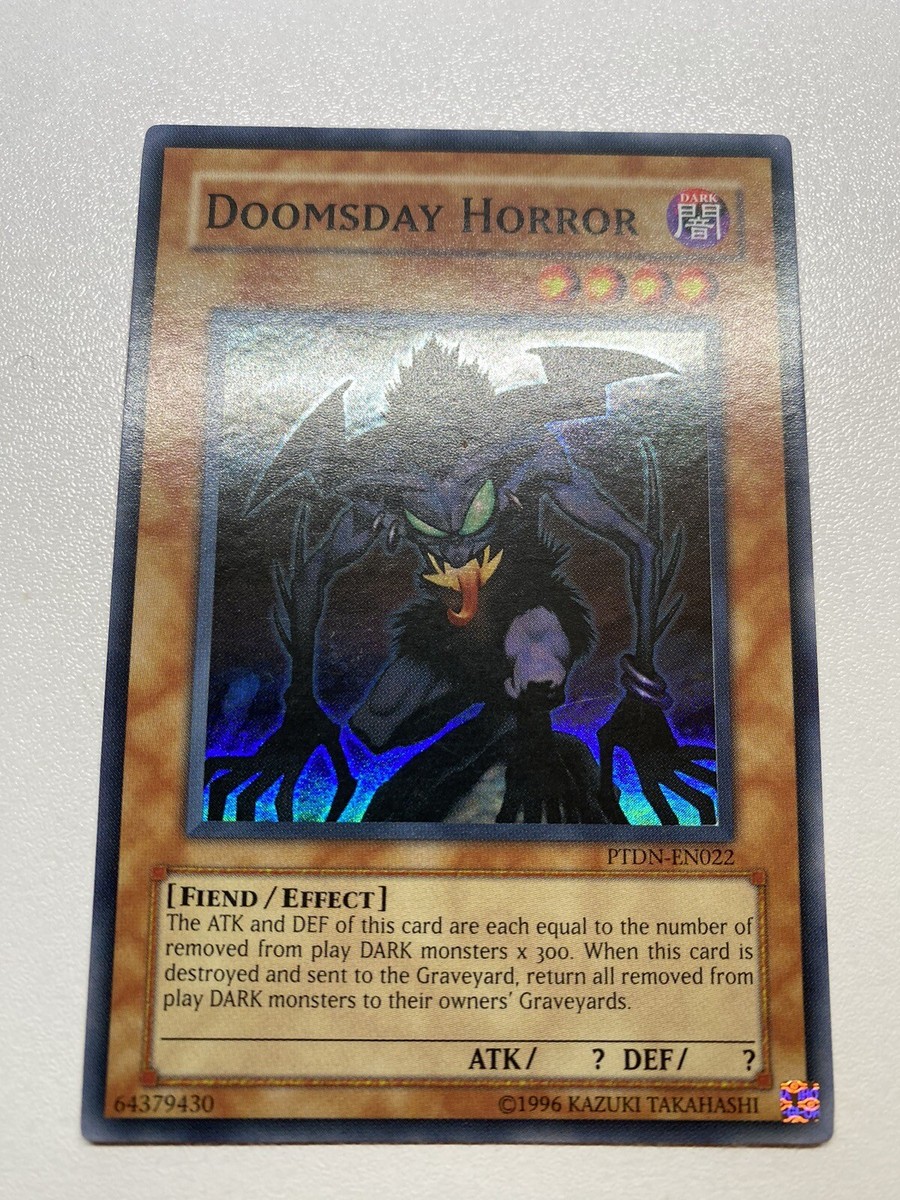 Yu-Gi-Oh! Doomsday Horror Card – PTDN-EN022 Super Rare 1st Edition From Phantom Darkness