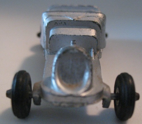 Vintage 1954 Midgetoy Silver Colored 1930s Ford T Bucket Hot Rod - Picture 5 of 7