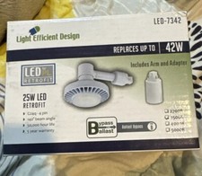 ge energy efficient design light bulb 25w retrofit led-7342