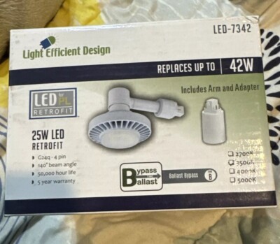 ge energy efficient design light bulb 25w retrofit led-7342