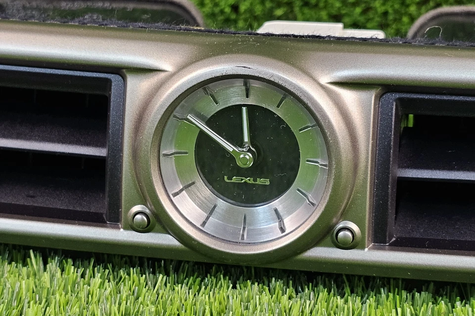 Lexus GS350 GS450H 2013-2015 interior tablero central ventilación reloj OEM usado Foto 4 de 4
