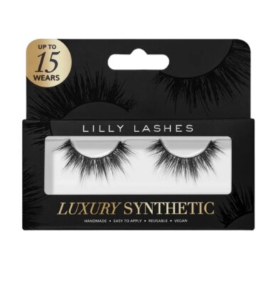 Lilly Lashes Luxury Synthetic Eyelashes VIP Handmade Vegan Reusable Lashes New