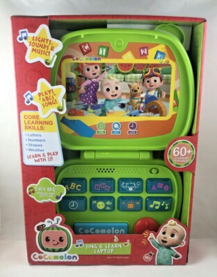 Cocomelon JJ Sing and Learn Laptop Interactive Educational Toy New Fast Shipping