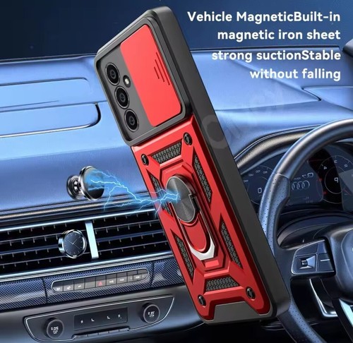 Case Shockproof Armor Magnetic Ring For Samsung Galaxy S24 Ultra,S24 Plus ,S24FE - Picture 6 of 32